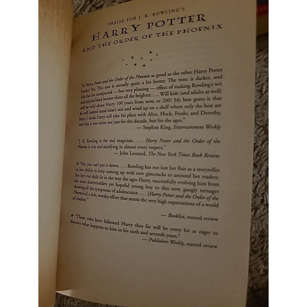 Harry Potter And The Order Of The Phoenix - Paperback
